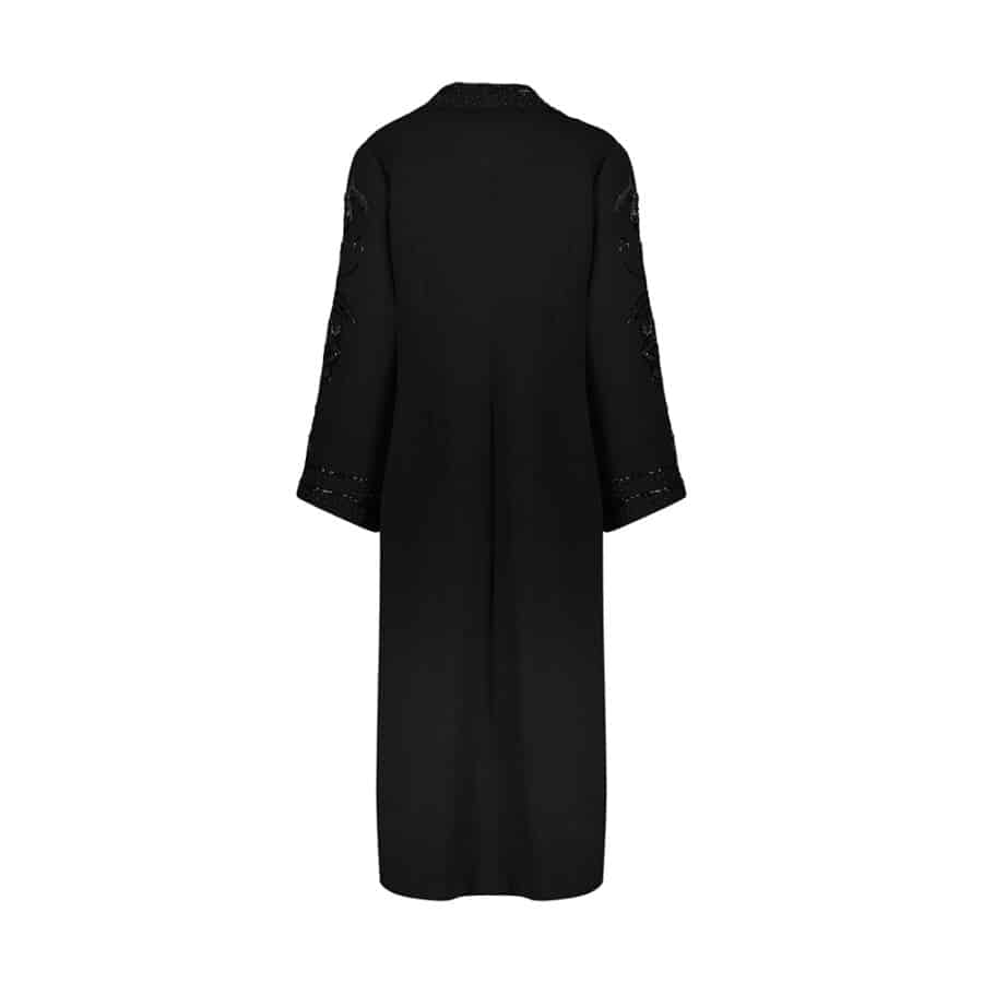 مانتو بلند جواهردوزی یقه ارشال - Image 4