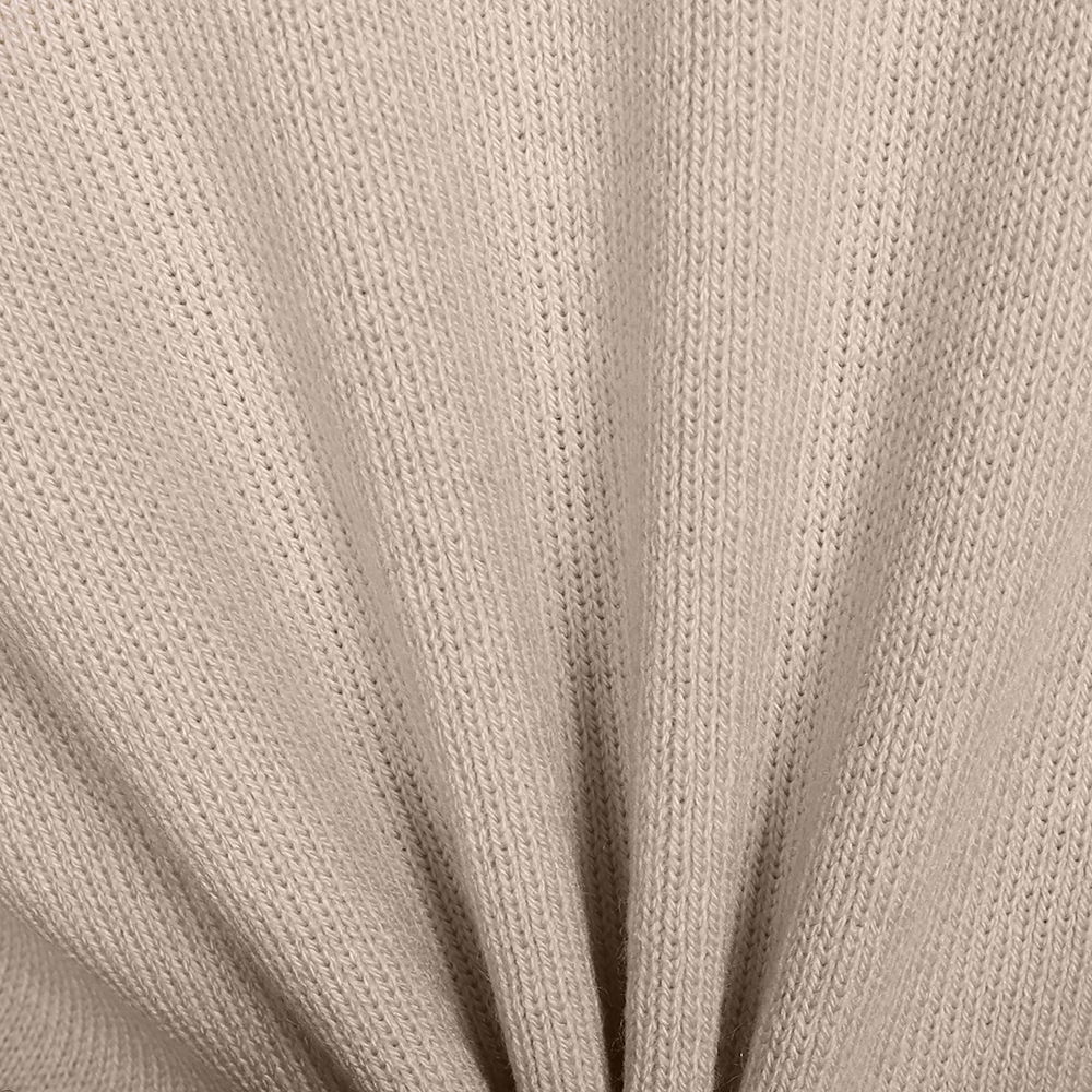 IMG_0587 copy ست بلوز و شلوار بافت کراپ کرم سبز 2506 - Image 6