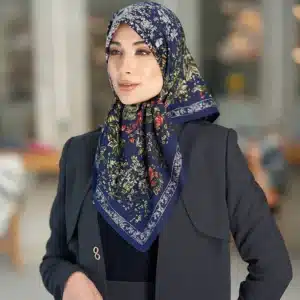 روسری ابریشم کجراه قواره 90