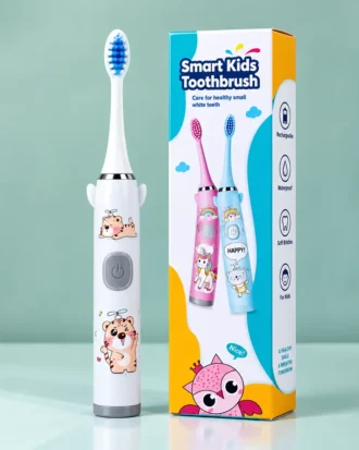 مسواک برقی شارژی کودک Smart Kids طرح فانتزی سفید