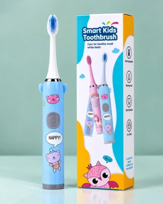 مسواک برقی شارژی کودک Smart Kids طرح فانتزی آبی