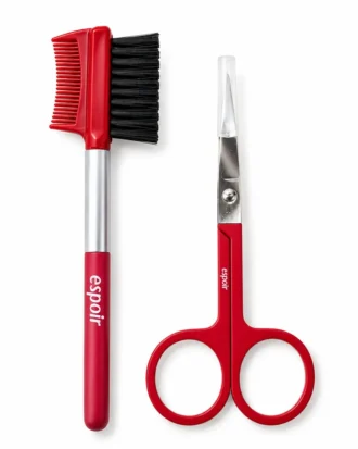 برس و قیچی ابرو ESPOIR The Brow Balance Kit 2