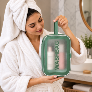 واش بگ سبز تک‌دسته PVC مدل RG7508