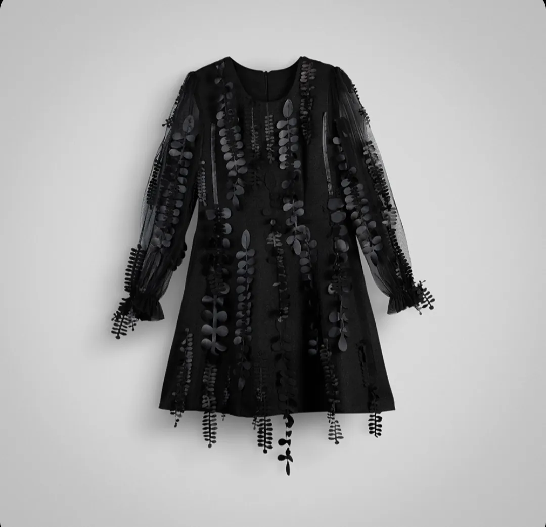 9350.jpg پیراهن زنانه یقه گرد اسما - تصویر 1